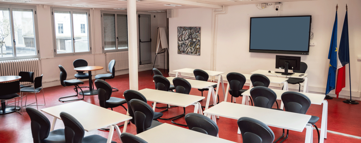 Salle de cours, Maison des sciences de gestion /Centre Guy-de-la-Brosse